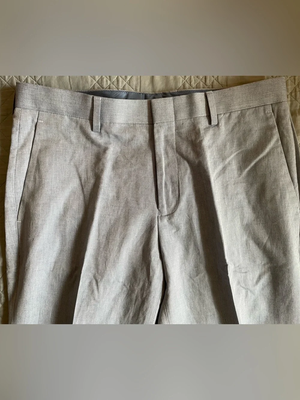 J. CREW Ludlow Slim-fit suit pant in Baird McNutt Irish cotton-linen Size 31